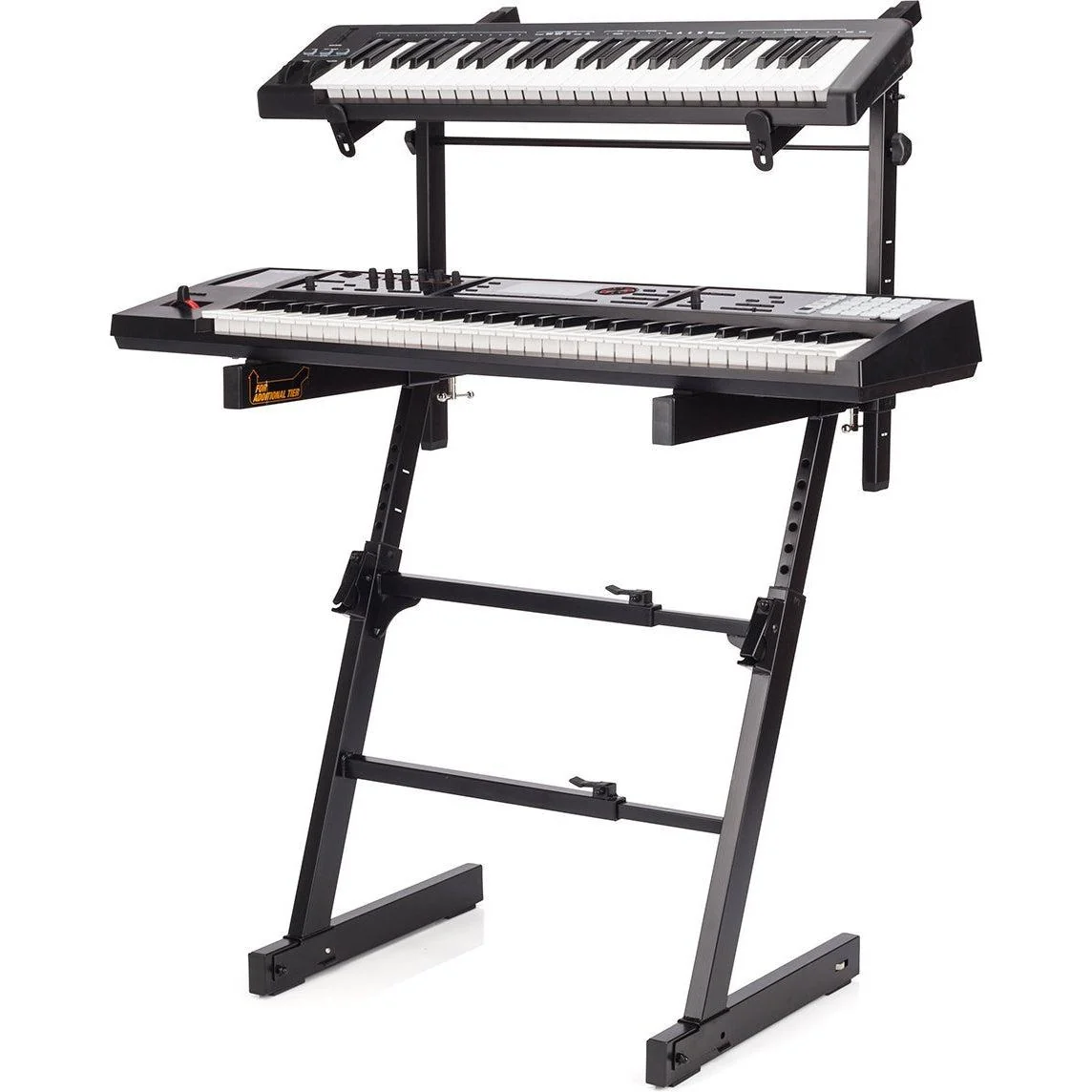 Hercules AutoLock Z-Style Keyboard Stand With Second Tier - Image 2