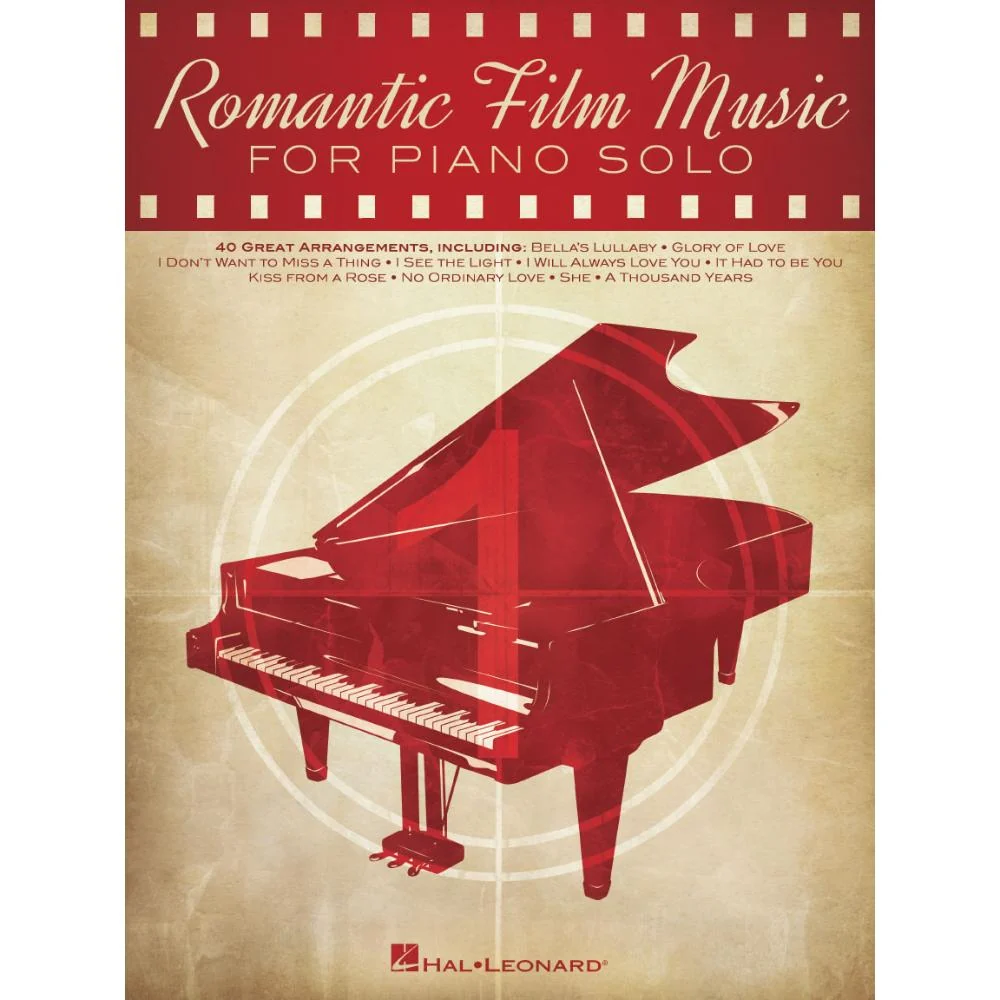 Romantic Film Music | 40 Great Arrangements for Piano Solo | Intermediate to Advanced
