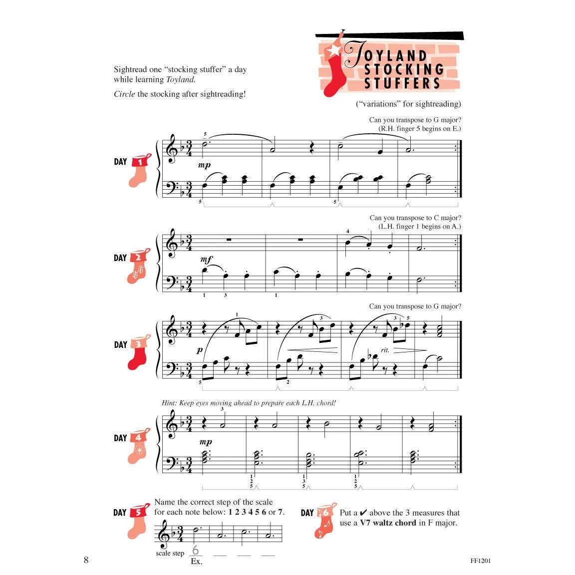 Piano Adventures | Christmas Book | Level 3B - Image 3