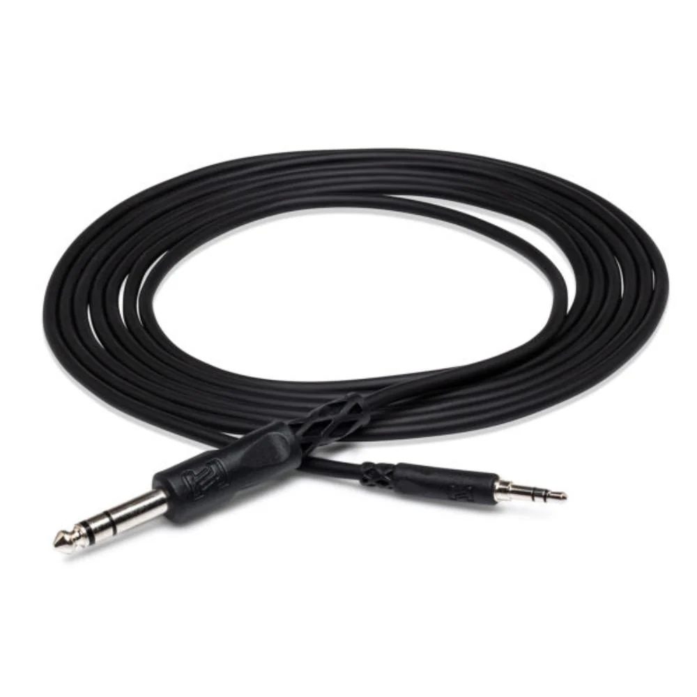 Hosa CMS-110 Stereo Interconnect Cable | 3.5mm TRS to 1/4 TRS