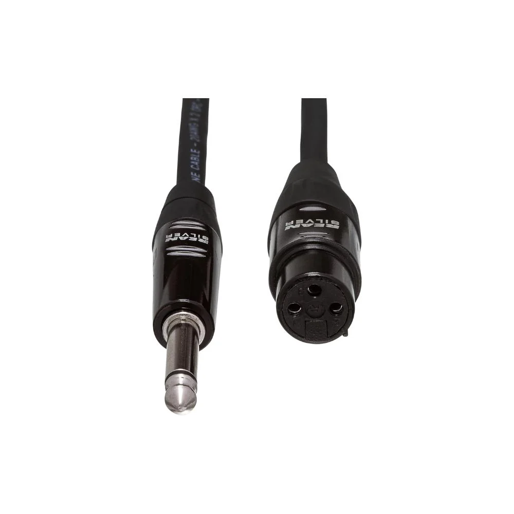 Hosa Pro Microphone Cable | XLR3F to 1/4 | 10 Foot - Image 2