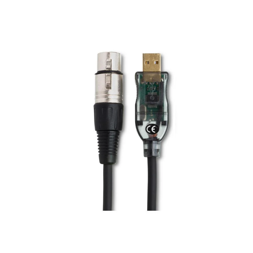 Hosa TRACKLINK Microphone USB Cable | XLR3F to USB Type A | 10ft - Image 3