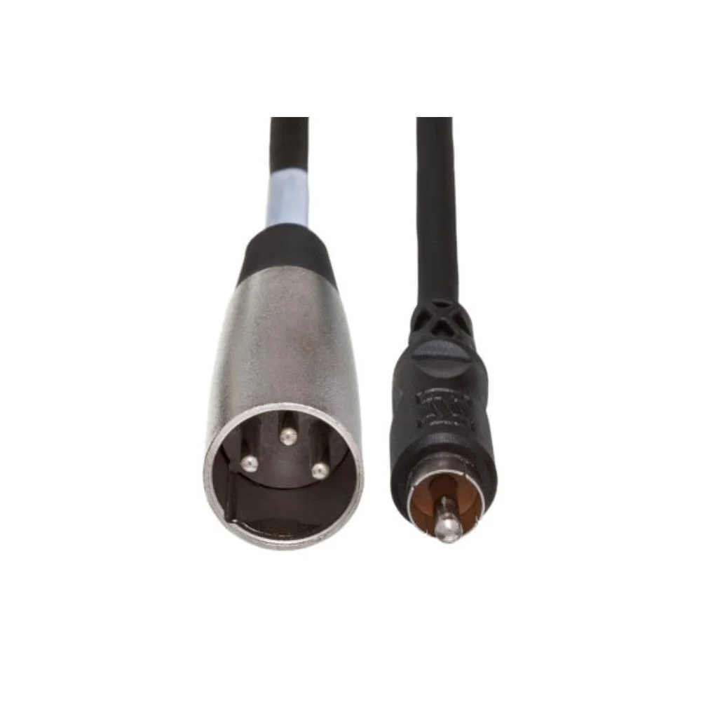 Hosa Unbalanced Interconnect Cable | RCA (Male) to XLR3 (Male) | 10ft - Image 2