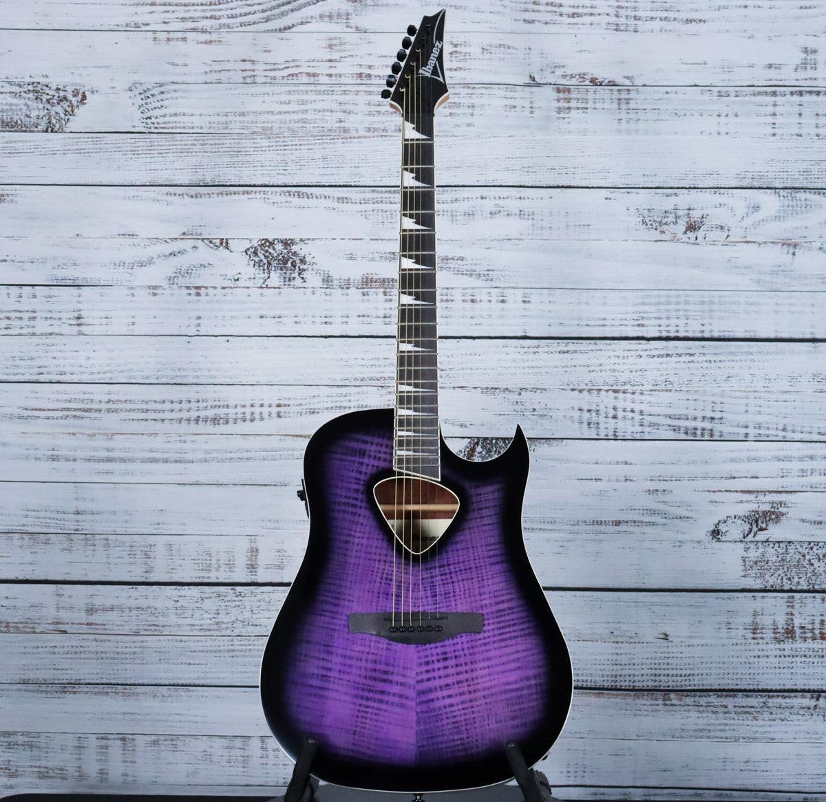 Ibanez ALT50FA Acoustic-Electric Guitar | Transparent Violet Sunburst - Image 3