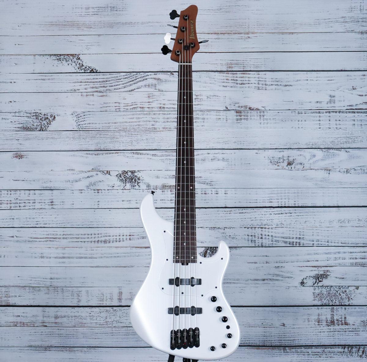 Ibanez Mode MDM1005 5-String Bass Guitar w/Bag | Pearl White - Image 3