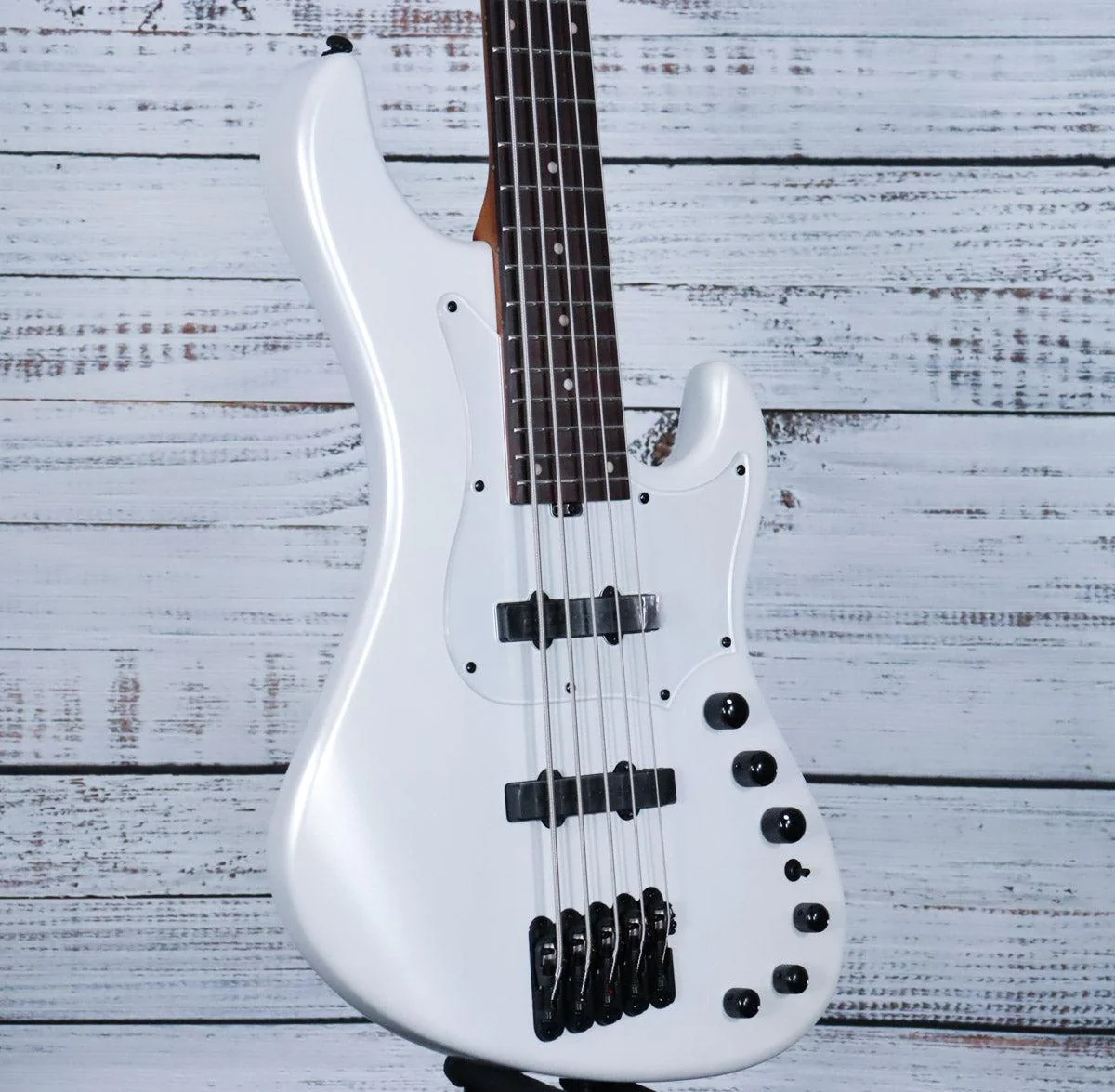 Ibanez Mode MDM1005 5-String Bass Guitar w/Bag | Pearl White - Image 4