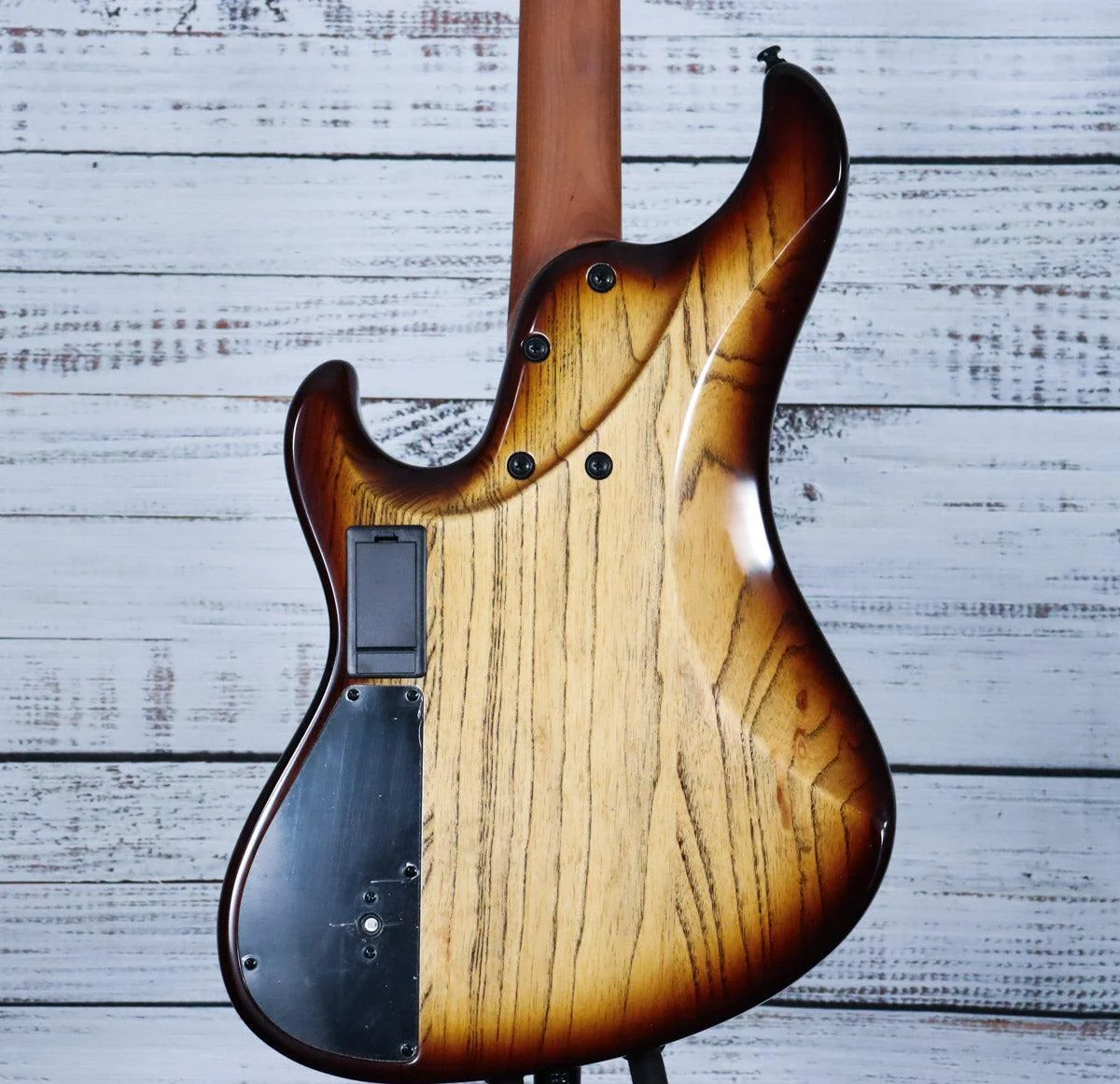 Ibanez Mode MDM1300 Bass Guitar w/Gig Bag | Natural Stained Amber Burst - Image 5