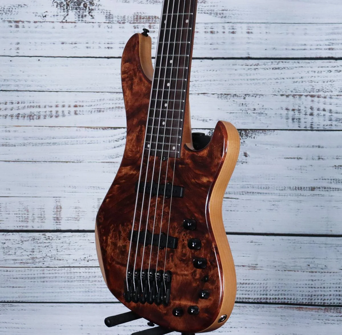 Ibanez Mode MDM1606 6-String Bass Guitar w/Gig Bag | Natural Mocha - Image 5