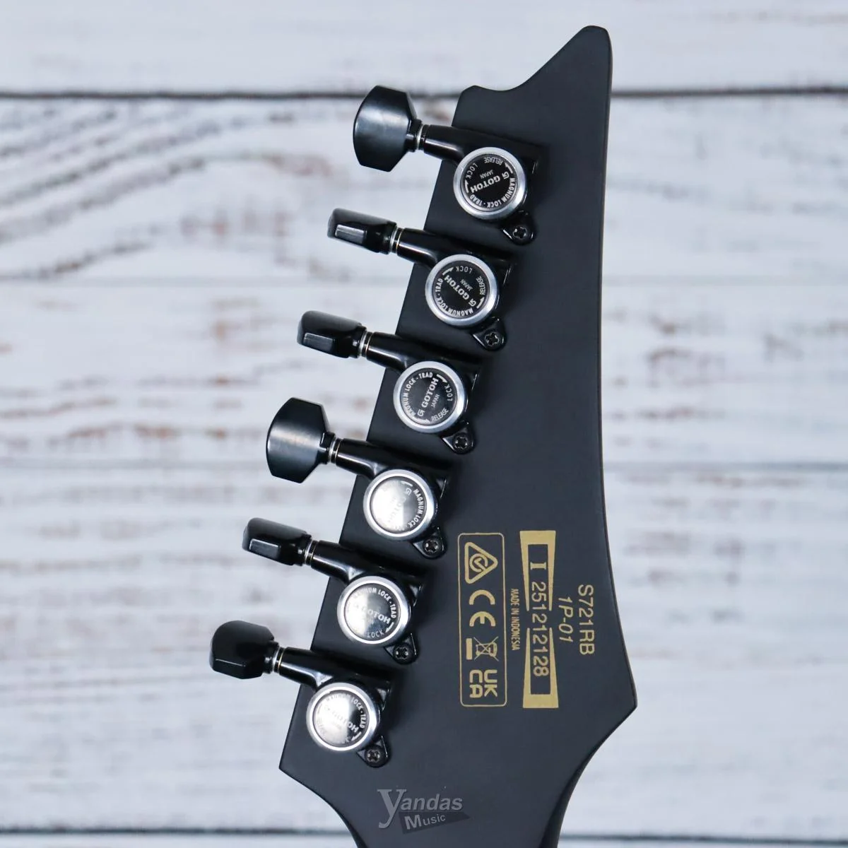 Ibanez S721RB S Iron Label Electric Guitar | Black Flat (ProTech Inspected) - Image 7