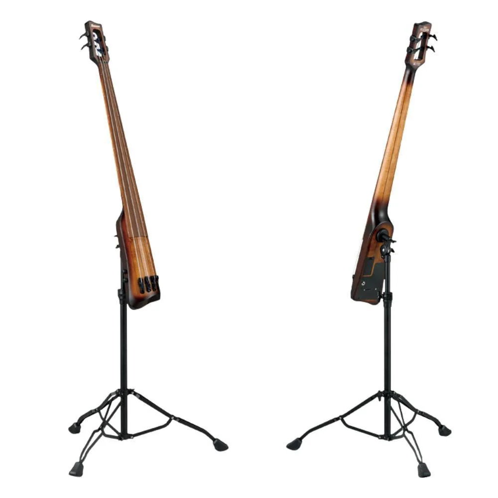 Ibanez UB805 Fretless 5-String Upright Bass Guitar w/Gig Bag & Stand | Mahogany Oil Burst - Image 6
