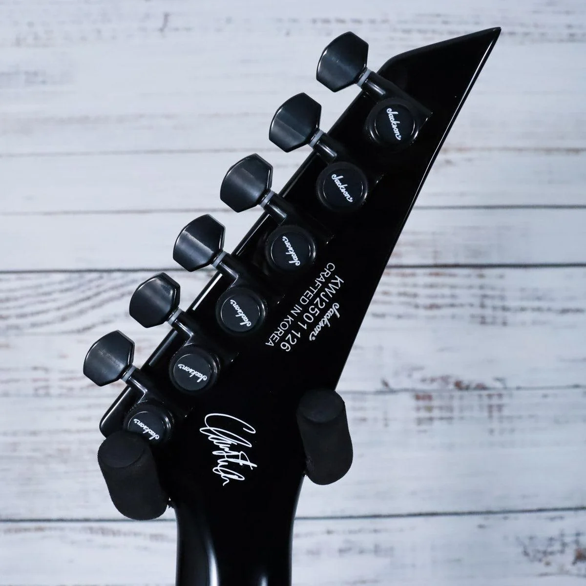 Jackson Signature (Gojira) Christian Andreu Rhoads Pro Plus Electric Guitar w/Case | Black - Image 4