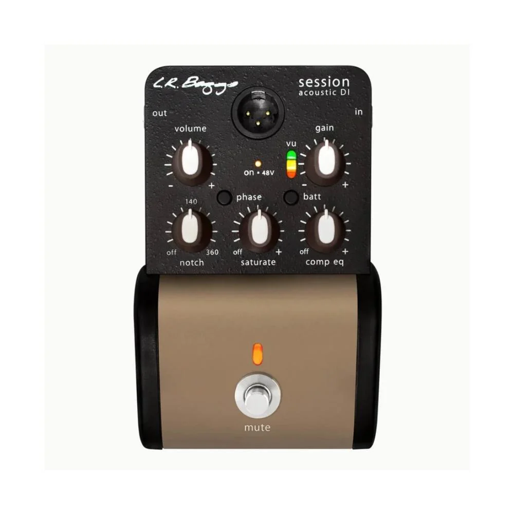 L.R. Baggs Session DI Acoustic Guitar Preamp + Direct Box | Saturation, Compression EQ