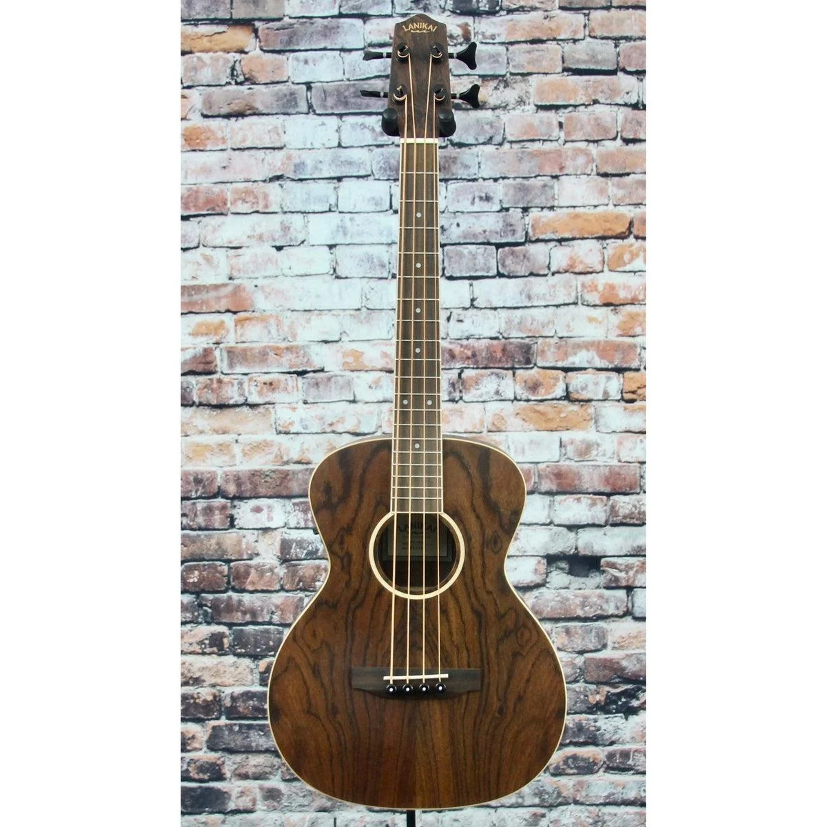 Lanikai Acoustic/Electric Bass Ukulele | Figured Bocote - Image 2