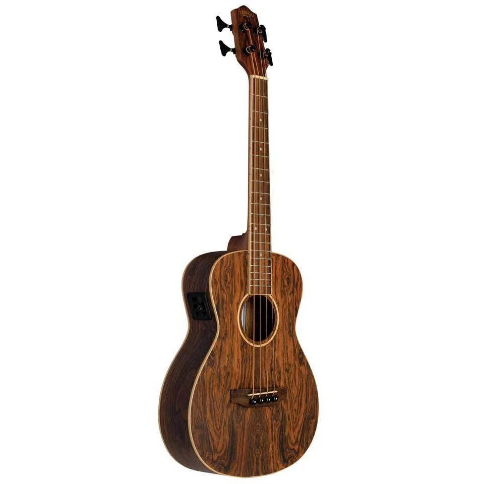 Lanikai Acoustic/Electric Bass Ukulele | Figured Bocote - Image 3