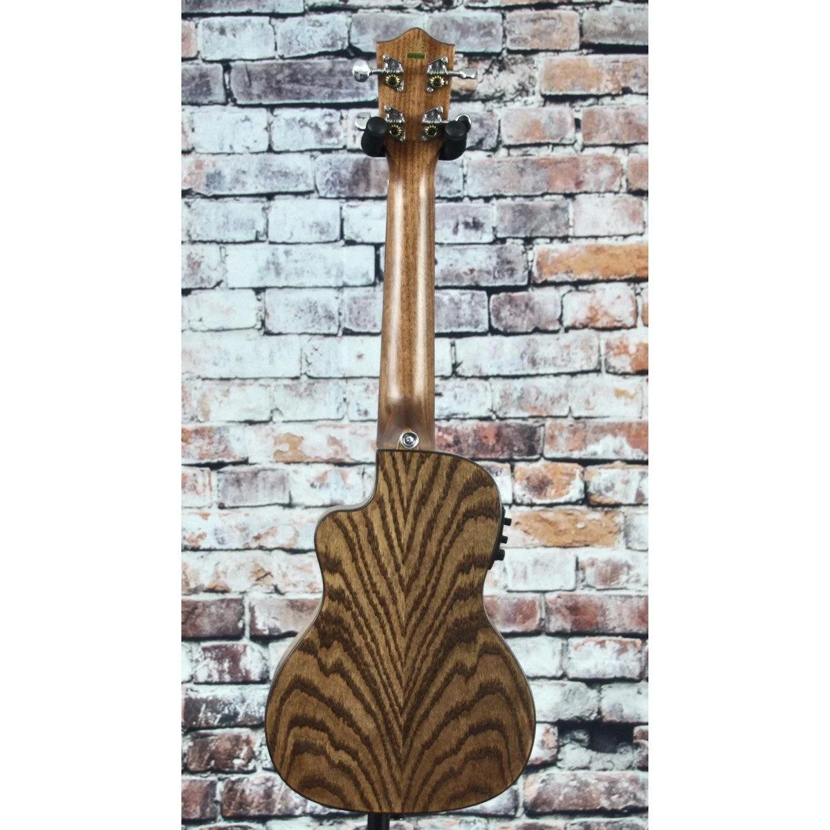 Lanikai Acoustic/Electric Concert Ukulele with Cutaway | Oak - Image 3