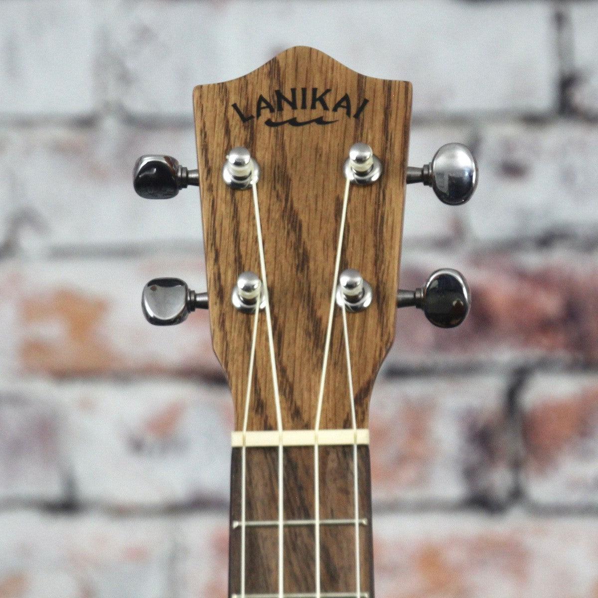 Lanikai Acoustic/Electric Concert Ukulele with Cutaway | Oak - Image 5