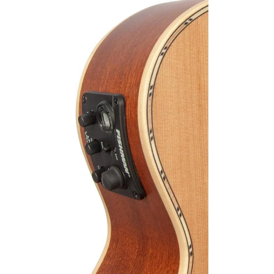 Lanikai Acoustic/Electric Concert Ukulele | Solid Cedar Top - Image 4