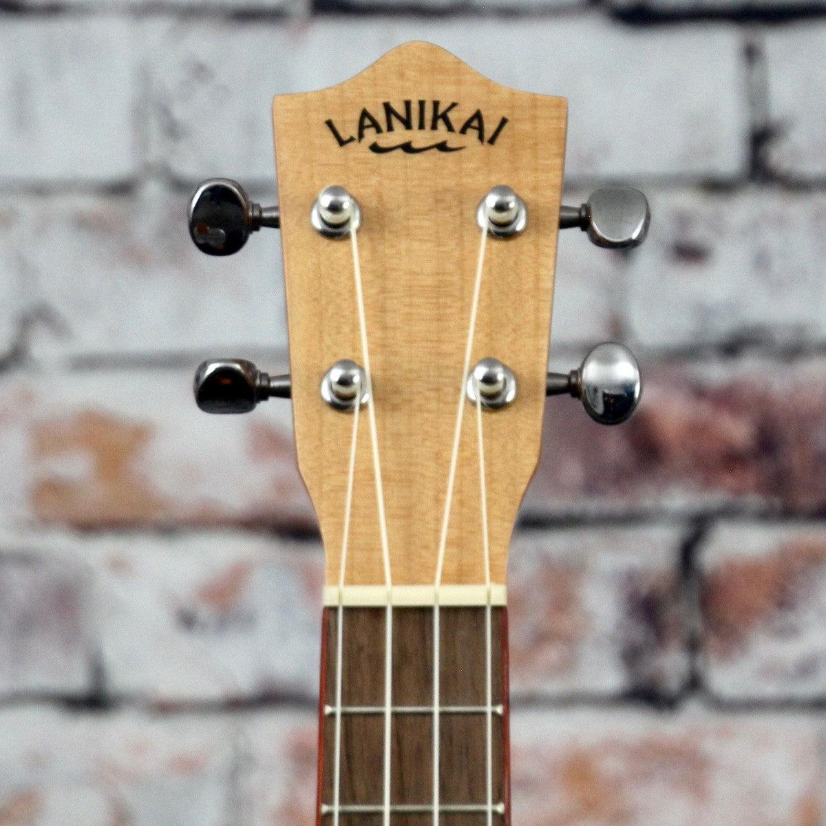 Lanikai Acoustic-Electric Thin Body Concert Ukulele | Flame Maple - Image 6