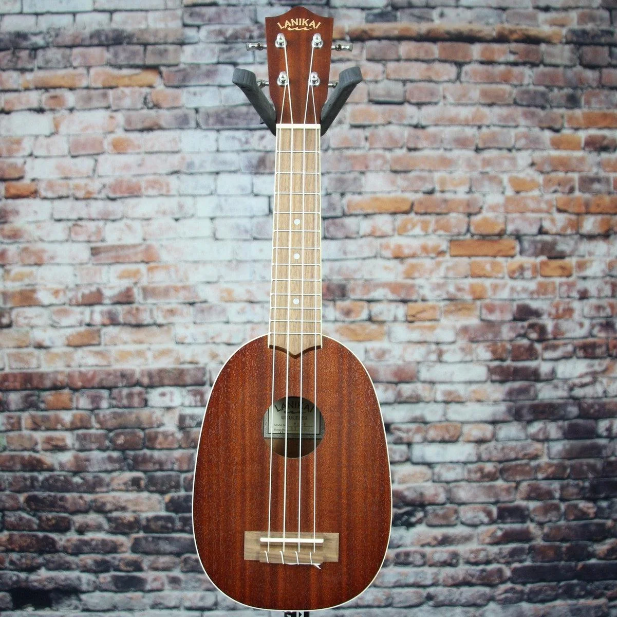 Lanikai Pineapple Soprano Ukulele w/Gig Bag | Mahogany