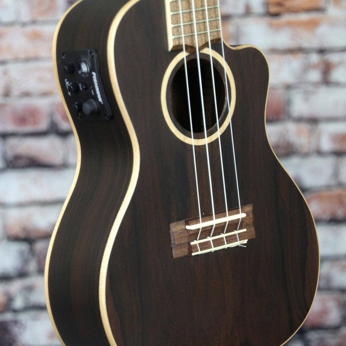 Lanikai Concert Ukulele w/Kula Preamp & Gig Bag | Ziricote - Image 3