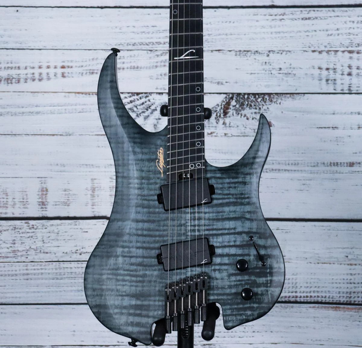 Legator Ghost G6FSS Multiscale Headless Electric Guitar | Black Quilt