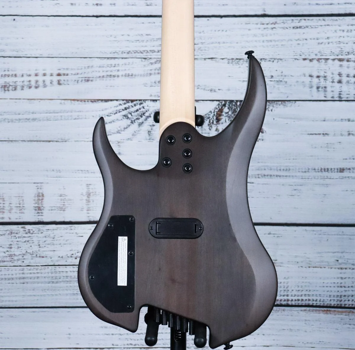Legator Ghost G6FSS Multiscale Headless Electric Guitar | Black Quilt - Image 2