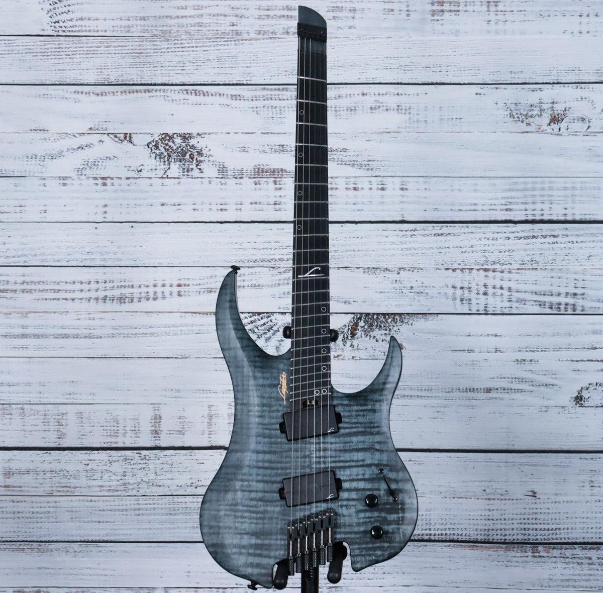 Legator Ghost G6FSS Multiscale Headless Electric Guitar | Black Quilt - Image 3
