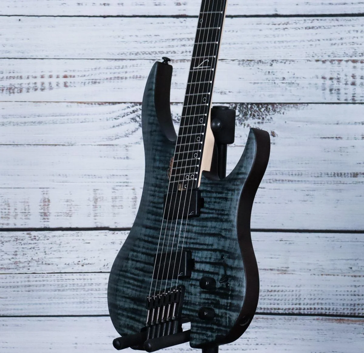 Legator Ghost G6FSS Multiscale Headless Electric Guitar | Black Quilt - Image 5