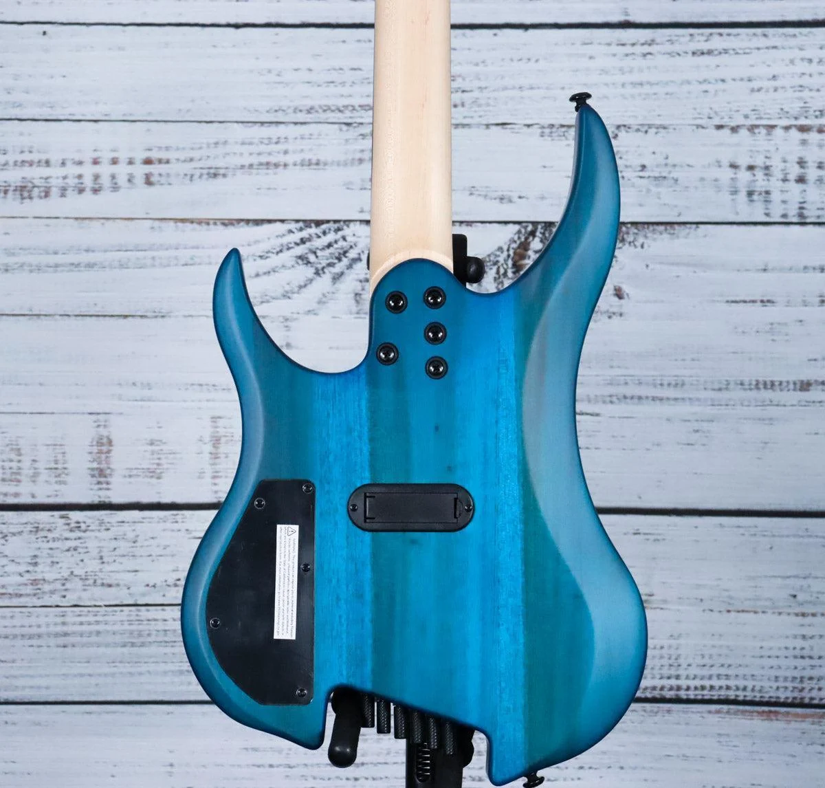 Legator Ghost G6FSS Multiscale Headless Electric Guitar | Hyper Nova Blue - Image 2