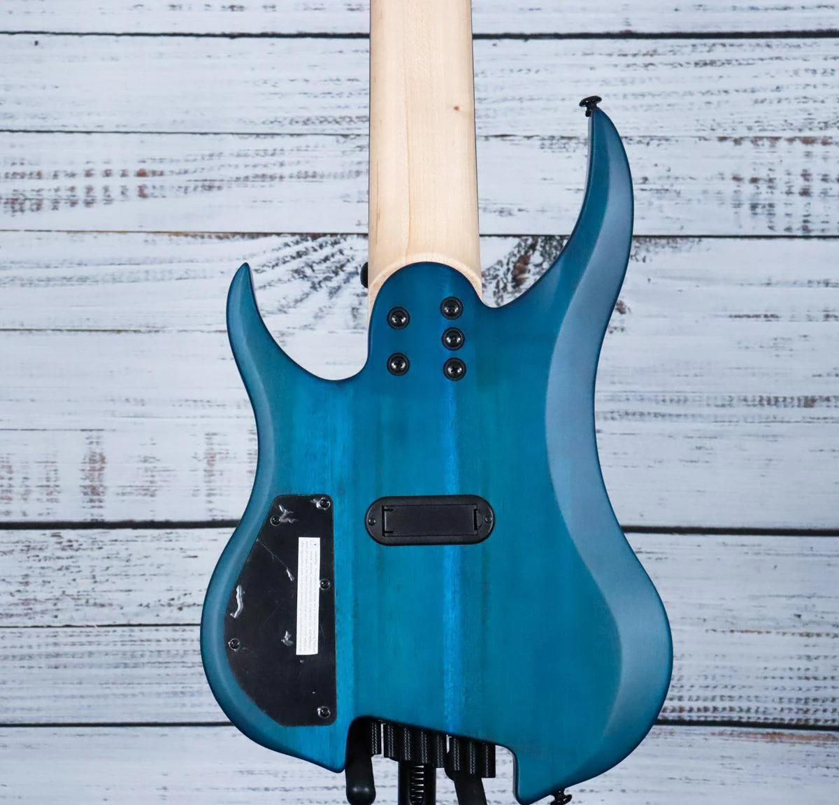 Legator Ghost G8FSS Multiscale Headless 8-String Electric Guitar | Hyper Nova Blue - Image 2