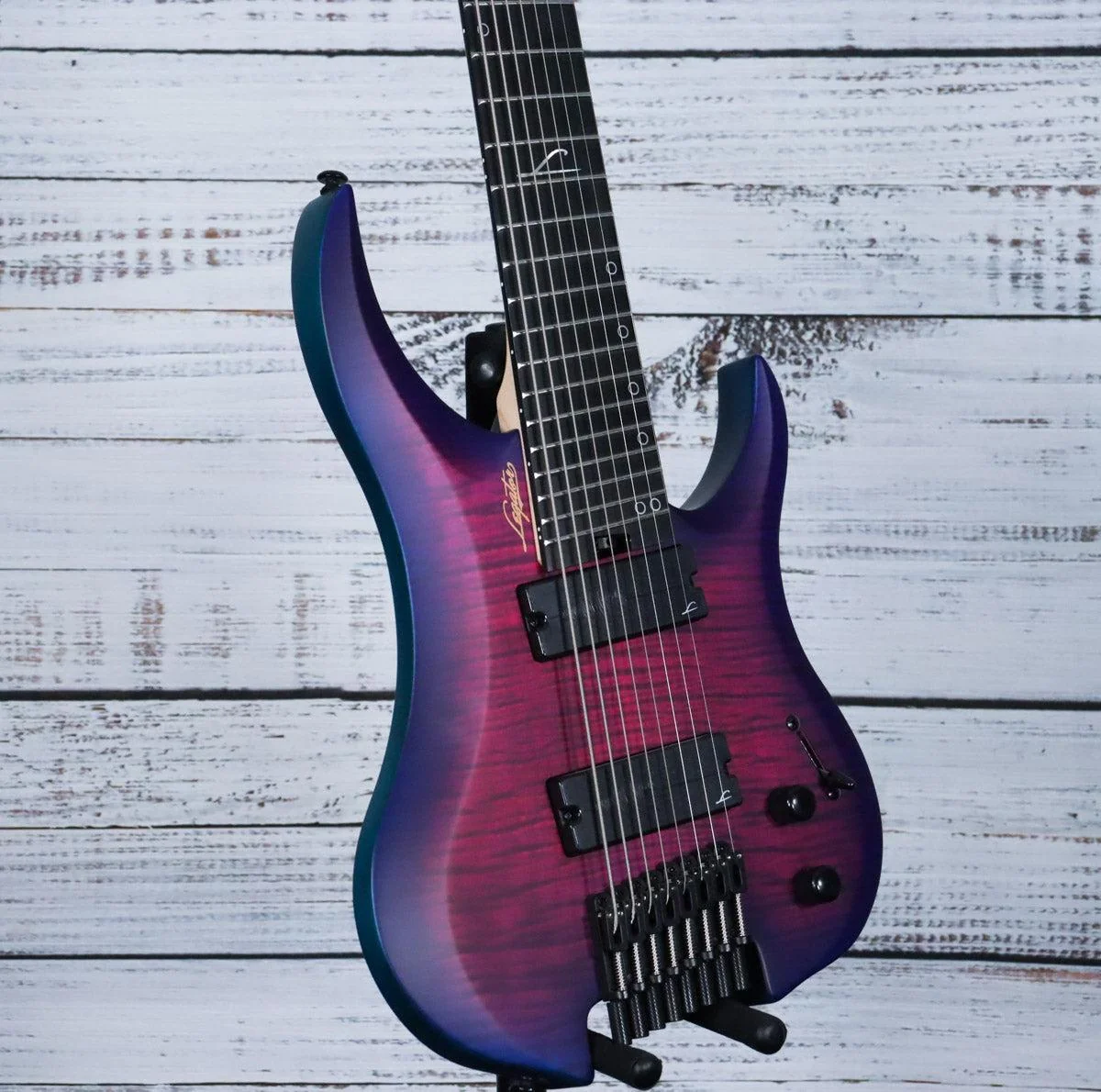 Legator Ghost G8FSS Multiscale Headless 8-String Electric Guitar | Hyper Nova Blue - Image 4