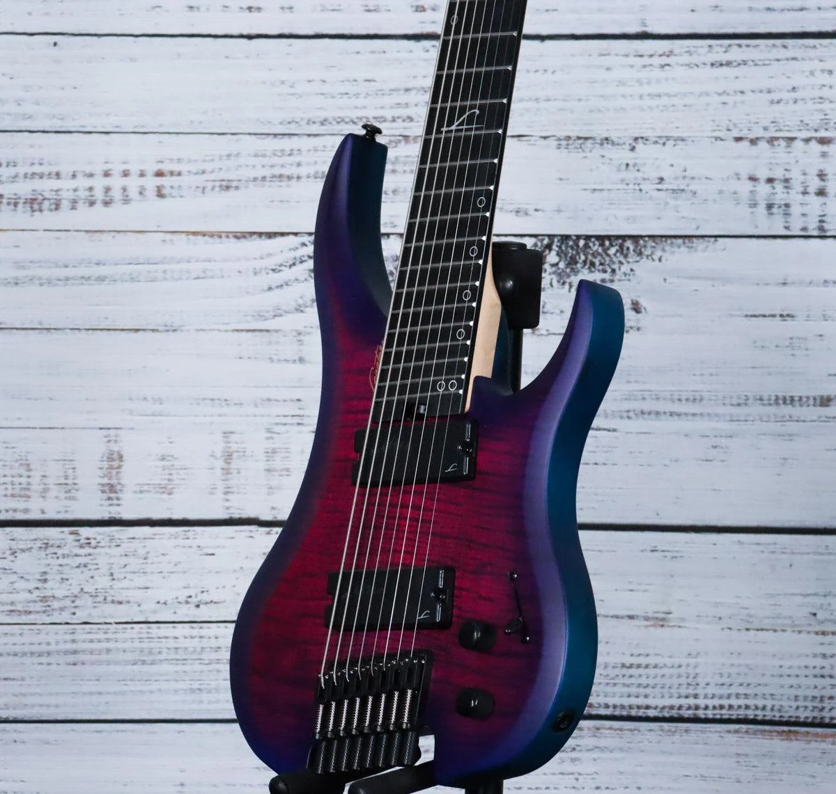 Legator Ghost G8FSS Multiscale Headless 8-String Electric Guitar | Hyper Nova Blue - Image 5