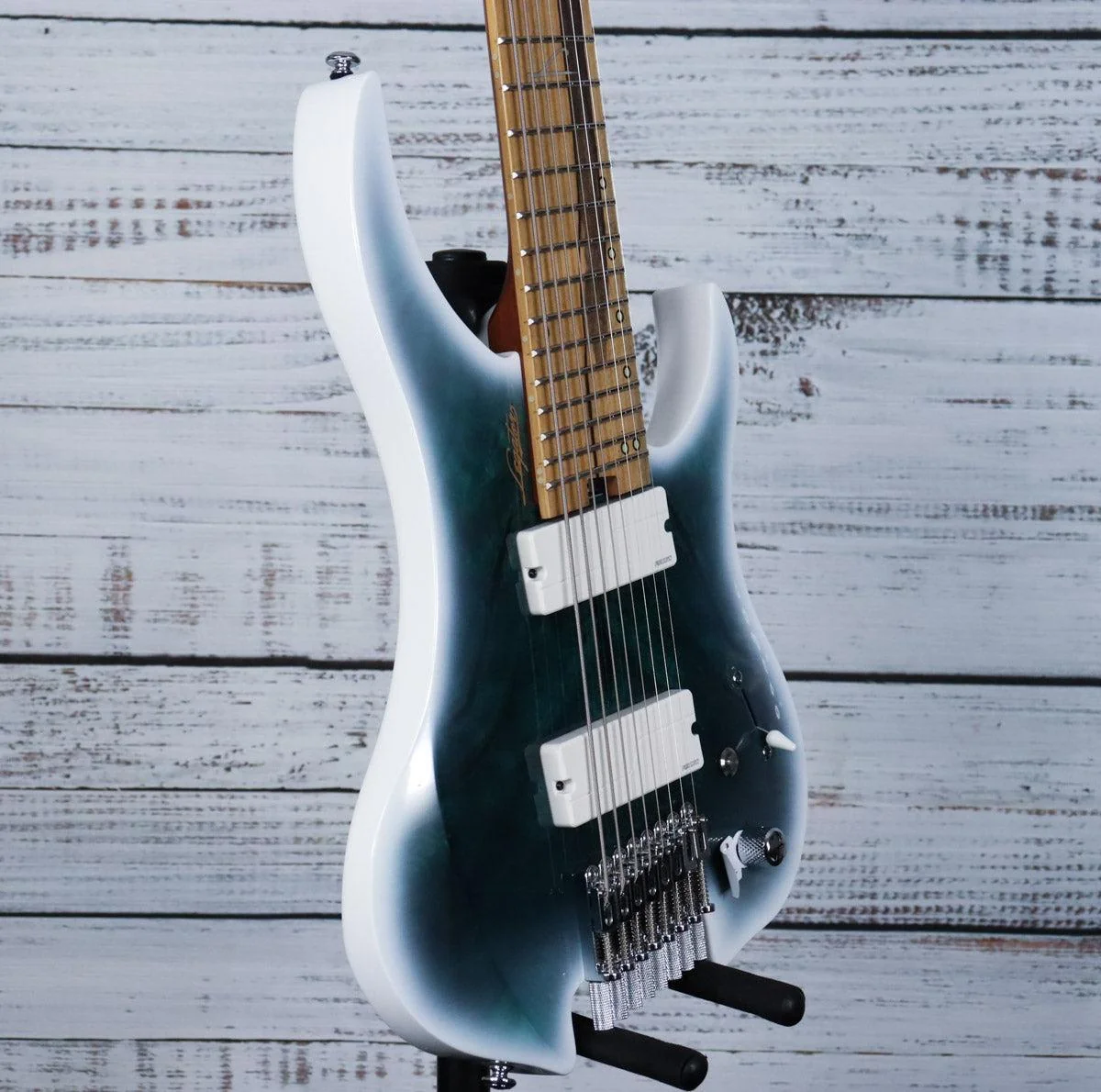 Legator Ghost G8FOD 8 String Multiscale Electric Guitar | Arctic Blue (IN STOCK) - Image 4