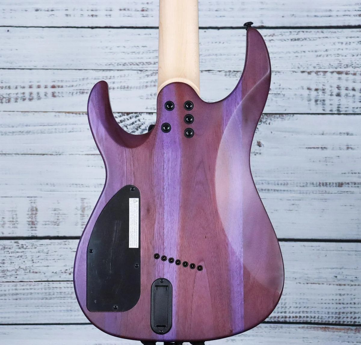 Legator Ninja N7FSS Multiscale 7-String Electric Guitar | Purple Quilt - Image 2