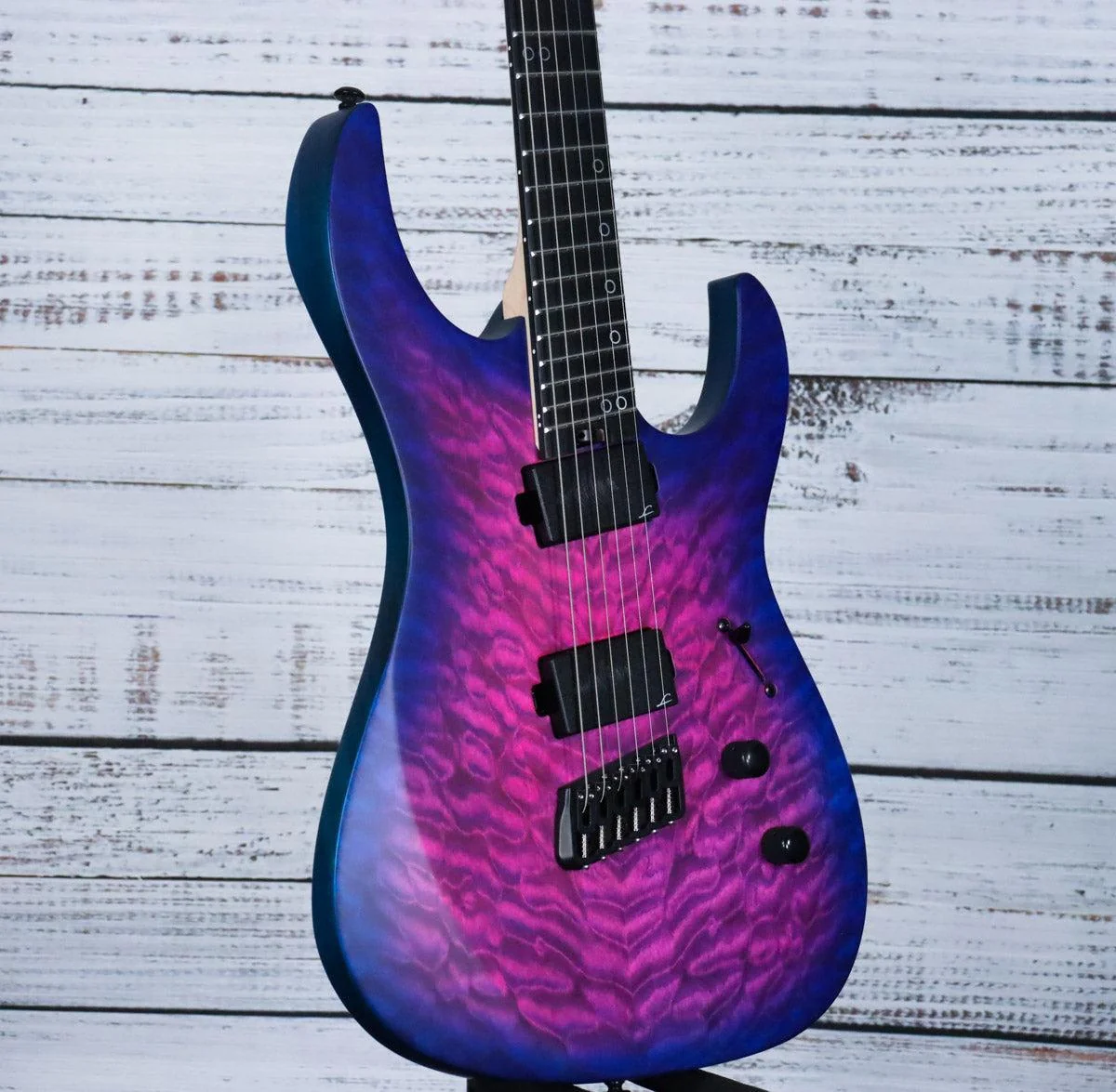 Legator Ninja N6FSS Multiscale Electric Guitar | Hypernova Blue - Image 4