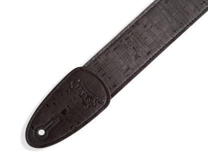 Levy's Cork Guitar Strap | Black (2") - Image 2