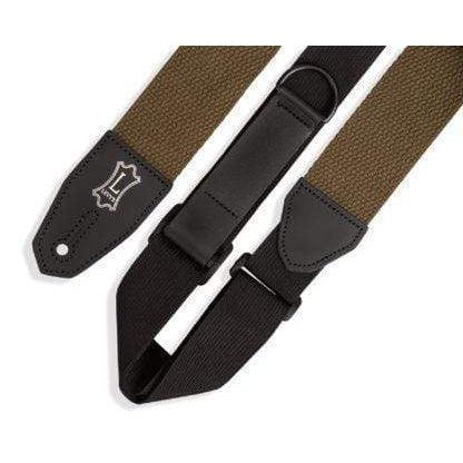 Levy's Right-Height Cotton Guitar Strap | Green (2") - Image 3