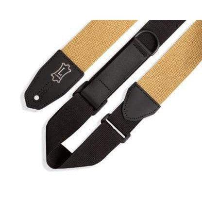 Levy's Right-Height Cotton Guitar Strap | Tan (2") - Image 4