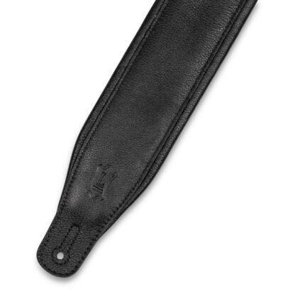Levy's Butter-Soft Leather Guitar Strap | Distressed Black (3″ Wide) - Image 3