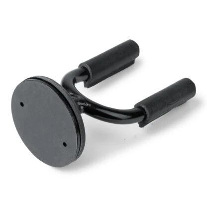 Levy's Black Forged Guitar Hanger w/Black Leather - Image 2