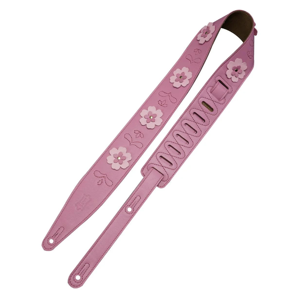 Levy's In-Bloom Series Guitar Strap | Pink (2.5" Wide)