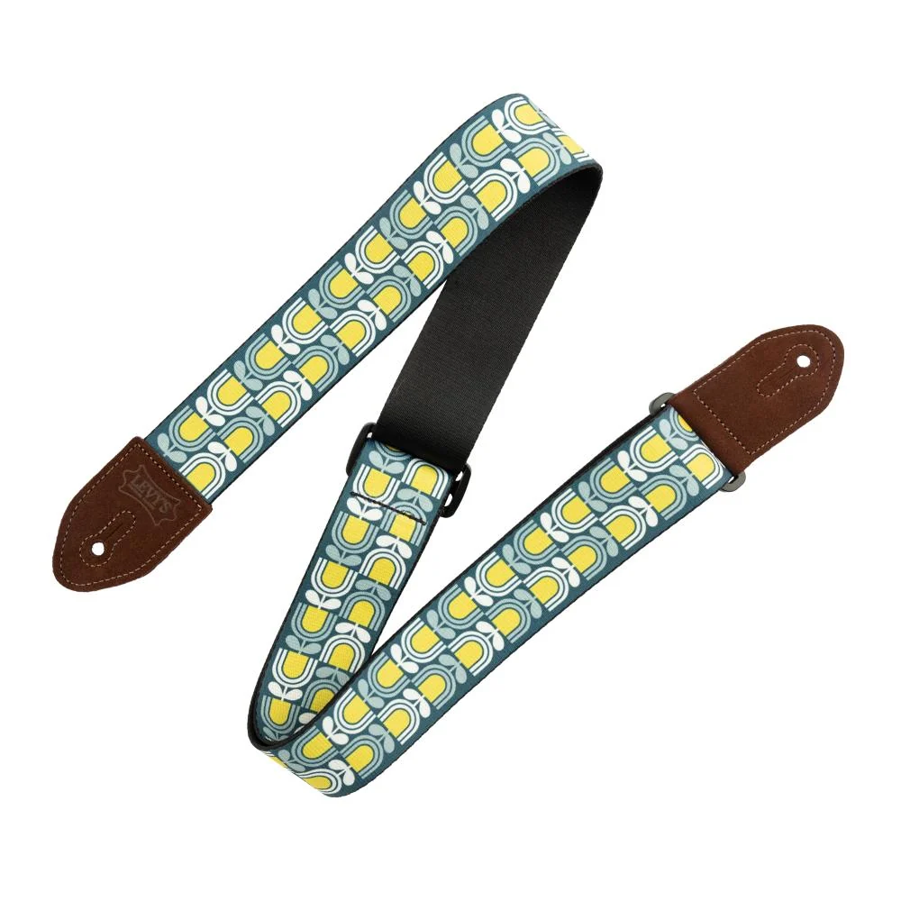 Levys MP2MCM-003 Mid Century Modern Series Strap | Mod Tulip
