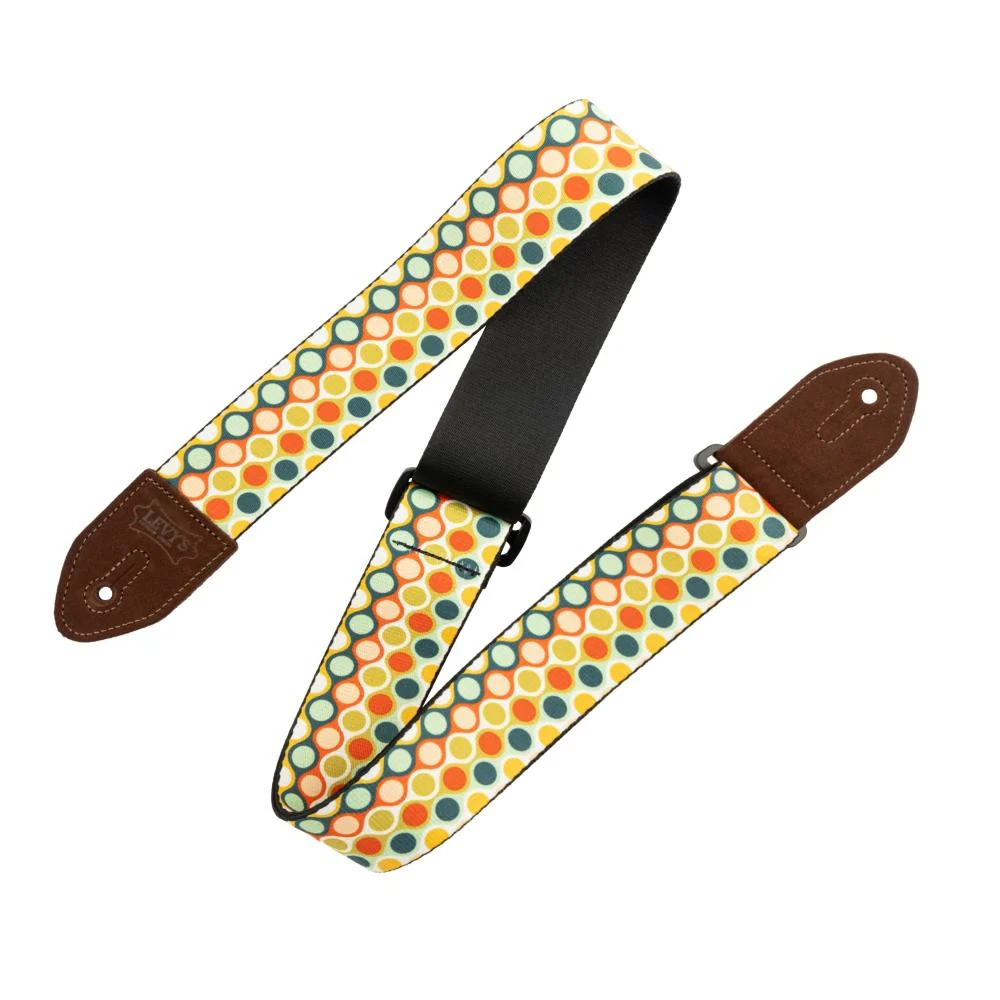 Levys MP2MCM-004 Mid Century Modern Series Strap | Bubbles