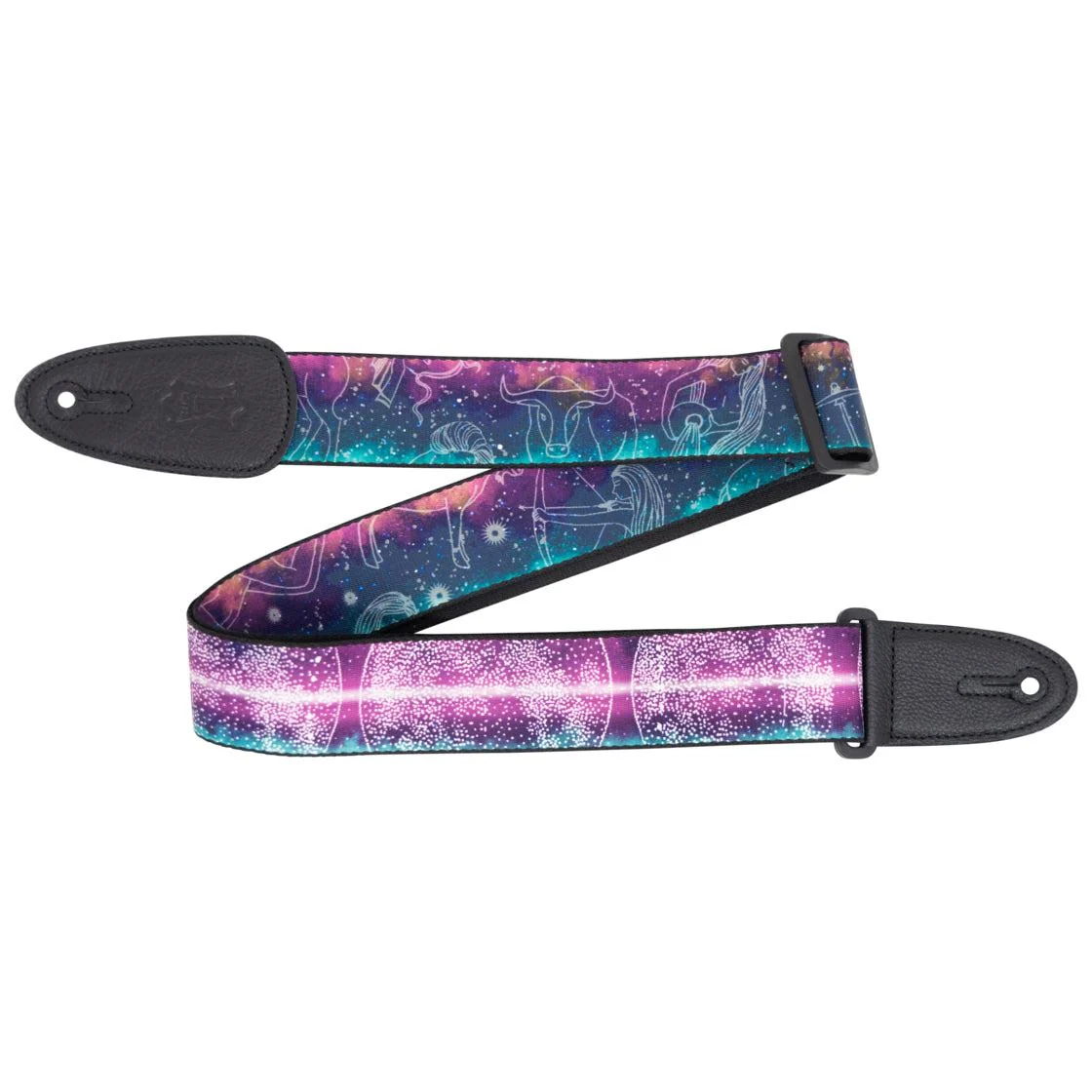 Levys Solar Series Cosmic Poly Print Guitar Strap | 2"