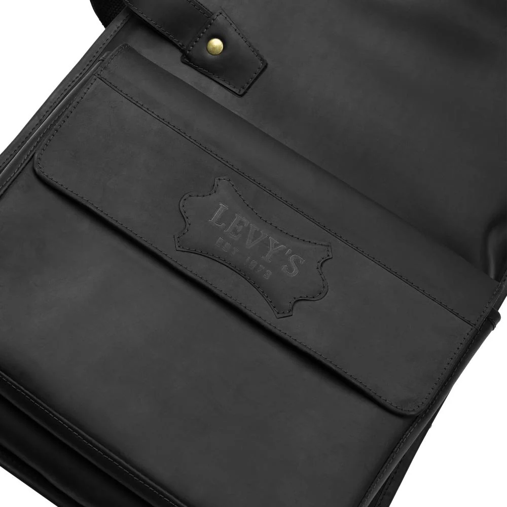 Levys Solera Series Leather Bass Bag | Black - Image 4