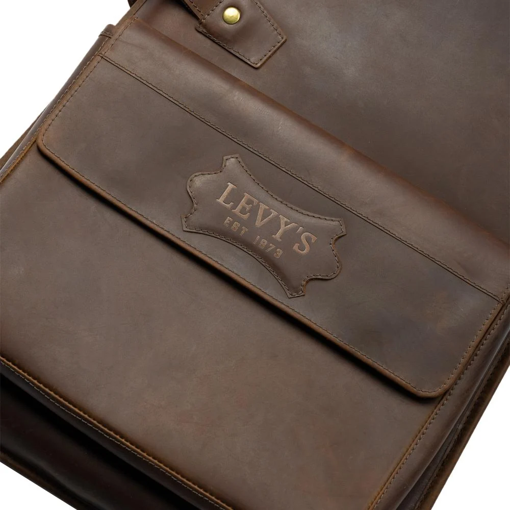 Levys Solera Series Leather Bass Bag | Brown - Image 4