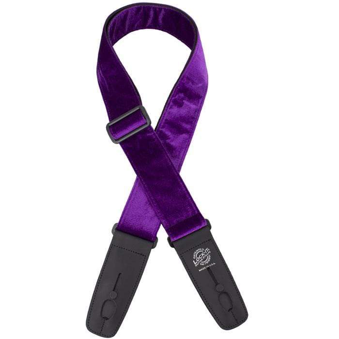 Lock-It Crushed Velvet Strap | Purple (2")