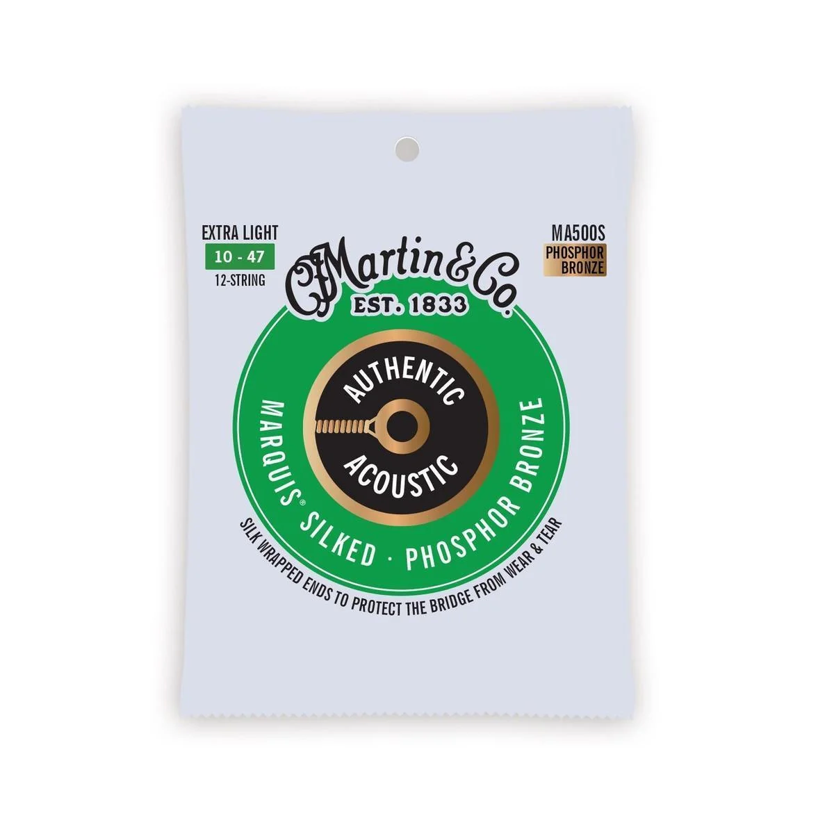 Martin Authentic Acoustic Marquis Silked Strings | Extra Light 12 String