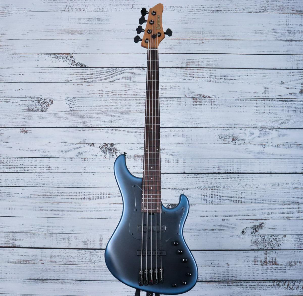Ibanez Mode MDM1005 Bass Guitar w/Bag | Midnight Arctic Ocean Matte - Image 3