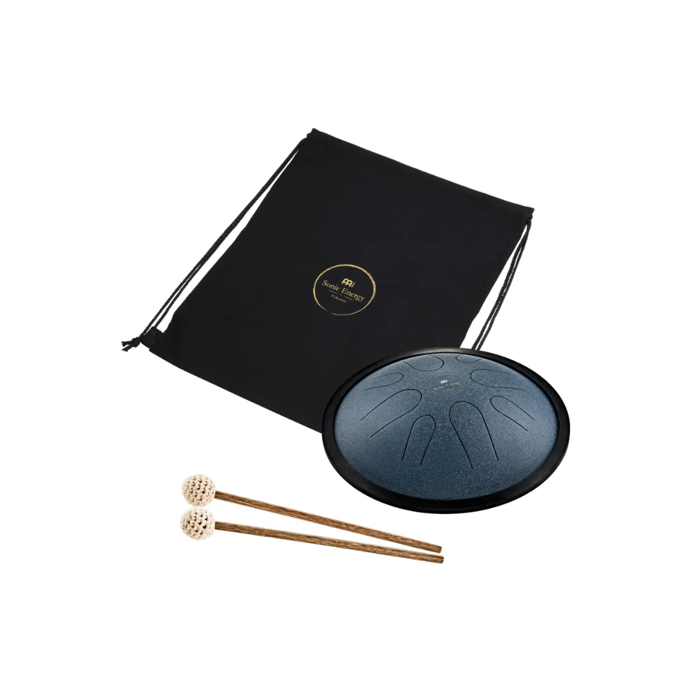 Meinl Sonic Energy Compact Steel Tongue Drum | C Minor, 432Hz | 10" (Navy Blue) - Image 3